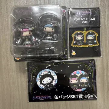 해피복권 산리오 키키라라 피규어 외 3종 세트