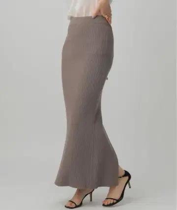 chaos 카오스 실크 콘크레스타 니트 타이트 스커트