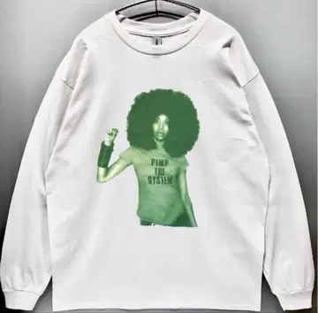 Erykah Badu 에리카 바두 PIMP THE SYSTEM 롱T