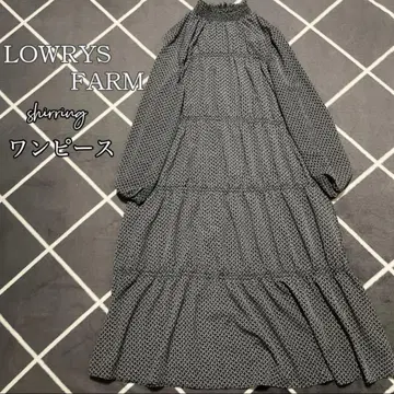 [ 새상품급 ] LOWRYS FARM 셔링 원피스