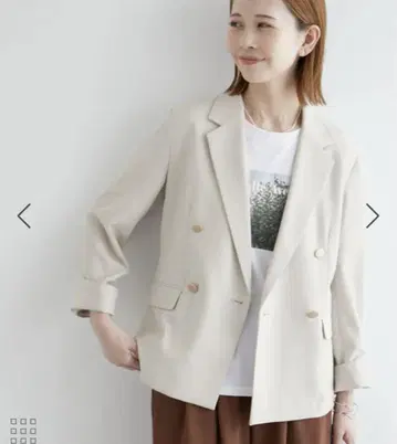 로페피크닉 골드 버튼 자켓