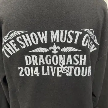 DragonAsh 2014 후드티 THE SHOW MUST GO ON