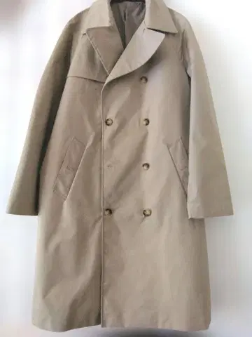 자라 베이지 더블 브레스트 트렌치코트 ZARA
