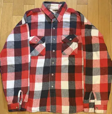 파이브 브라더 헤비 플란넬 셔츠 2XL 90년대
