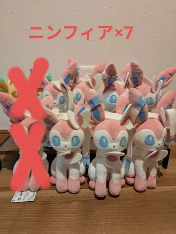 [ 낱개 판매 불가 ] 모후굿토 봉제 인형 피아 x 7체