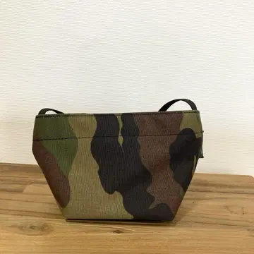 에르베샤 펠리에 카모플라쥬 보트형 숄더백 XS