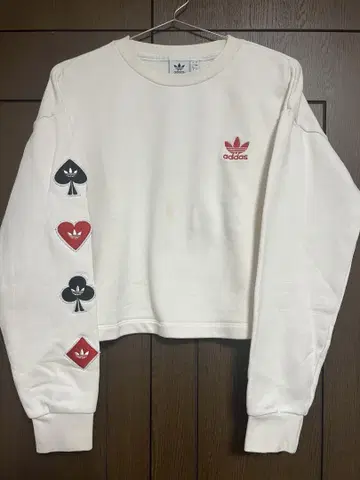 adidas originals 카드놀이 모티브 트레이닝복 화이트