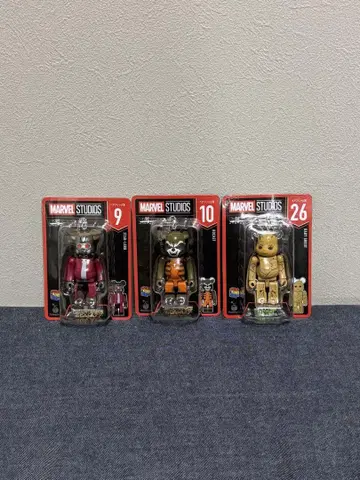 marvel BE@RBRICK 가디언즈 오브 갤럭시 세트