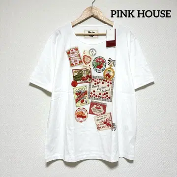 [ 택 포함 새상품 ] PINK HOUSE 핑크하우스 체리 프린트 티셔츠