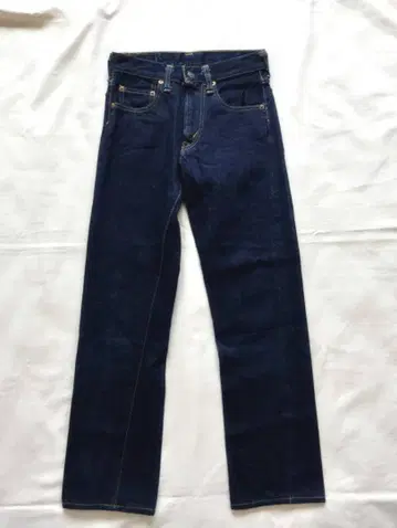 다크 네이비 DENIME 셀비지 청바지 W25 빨간 귀 드님