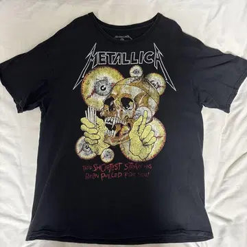 METALLICA T셔츠 Pushead 구제 의류