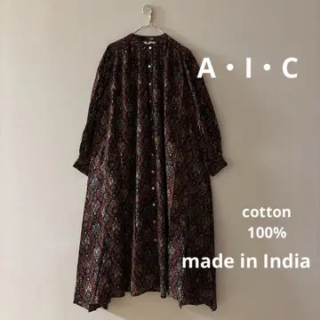 A I C 긴팔 셔츠 원피스
