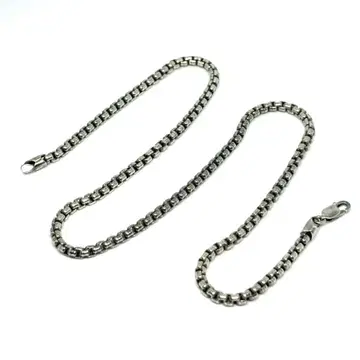 [ AQUA SILVER ] 아쿠아 실버 체인 45cm