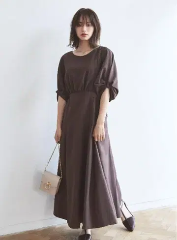 리랜드트루 퍼프 슬리브 원피스 야마모토 마이카