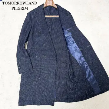 새상품급 투모로우랜드 필그림 스트레치 울 더블 체스터 코트 XL