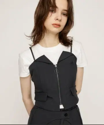 SLY/FRONT ZIP TIDY BUSTIER