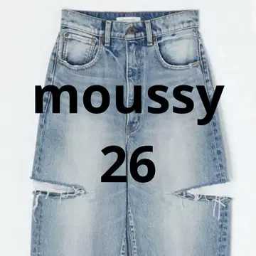 MOUSSY 하이웨스트 데님 사이즈 26