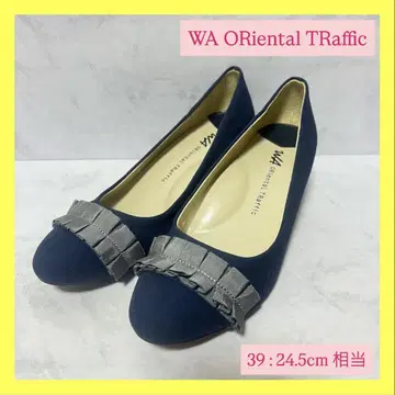 새상품급 오리엔탈 트래픽 웨지힐 펌프스 39 24.5cm
