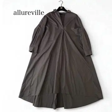 알아바일 allureville 스키퍼 칼라 셔츠 원피스 A라인