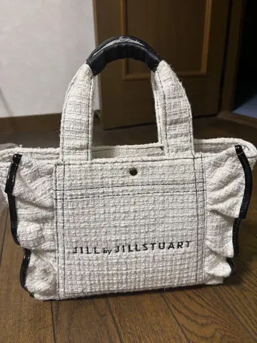 JILLSTUART 프릴 토트 백 트위드