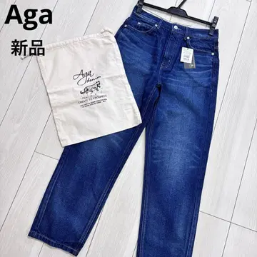 Aga 새상품 테이퍼드 데님 no.1 테이퍼드 데님 하이웨스트 파랑