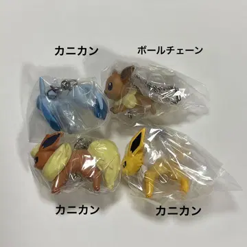 포켓몬 집게로 연결하는 마스코트 4개 세트
