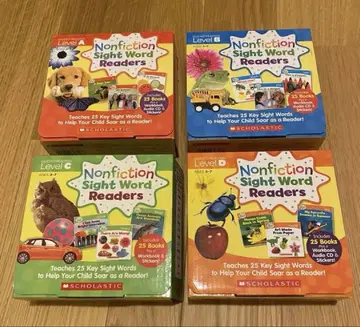 Nonfiction Sight Word Readers A.B.C.D 세트