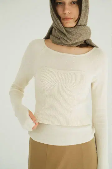 CLANE BUSTIER SET KNIT TOPS