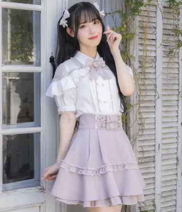 양산형 지뢰 상의 스커트 셋업