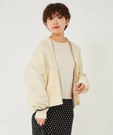 리버서블 MA-1 화이트 아이보리 핑크 베이지