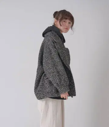 네스트로브 울 루프 트위드 자켓 nest robe