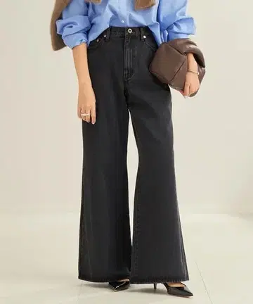 [ 새상품 택 포함 ] Plage의 DENIM SEMI FLARED 팬츠