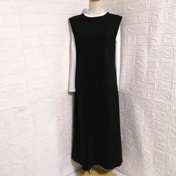 새상품 Jill Stuart 코튼 분또 슬리브리스 원피스 FR