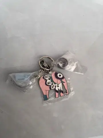 코끼리 디자인 아크릴 키링