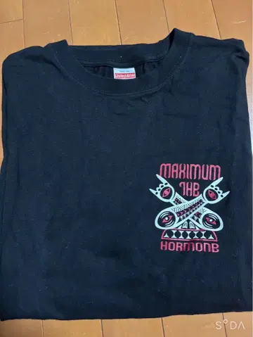 MAXIMUM THE HORMONE 티셔츠 블랙 XL