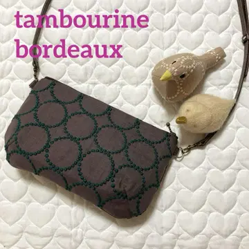 738 양면 탬버린 숄더백 tambourine 보르도