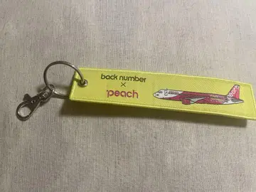 back number x peach 키링