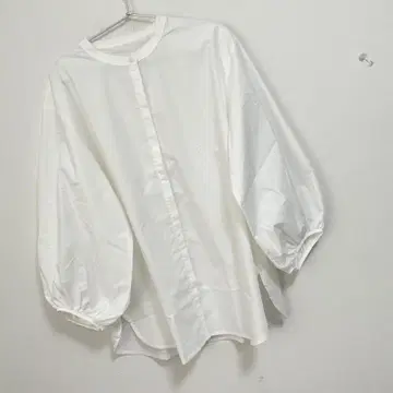 유어스 플라이 프론트 볼륨 슬리브 셔츠