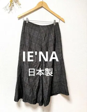 IENA 이에나 울 랜덤 플레어 체크 스커트 일본제