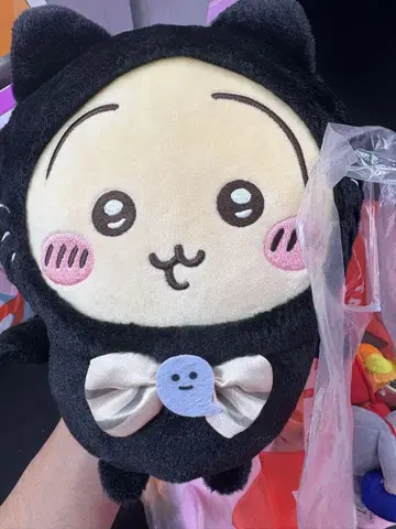 치이카와 검은 고양이 봉제 인형 토끼