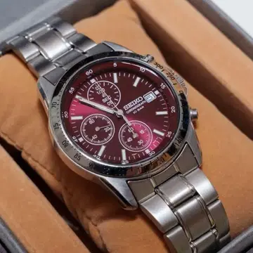 SEIKO SBTQ045 쿼츠 손목시계 크로노그래프