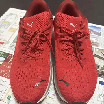 PUMA NITRO 매그니파이 러닝화 레드