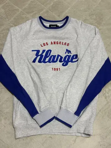 XLARGE 트레이닝복 M 그레이/파랑 반반자이 기시 착용