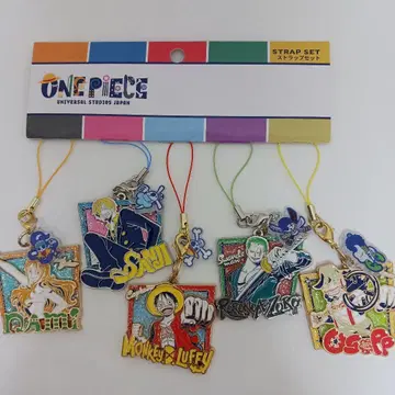 [ 80% 오프 ] 새상품 ONE PIECE 스트랩 세트 USJ
