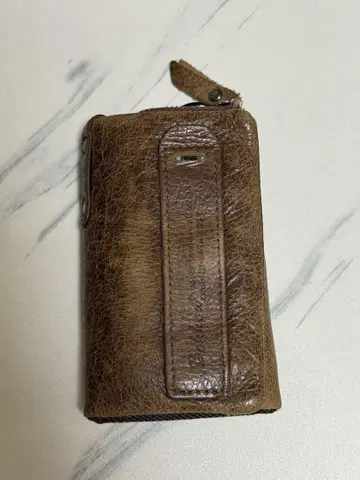브라운 가죽 키케이스