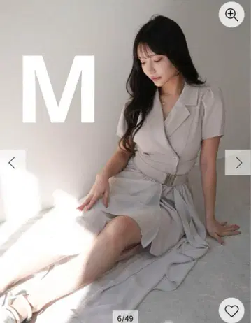 립 서비스 2웨이 플레어 쉬폰 자켓 원피스