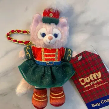 홍콩 디즈니랜드 한정판 리나벨 봉제 인형 크리스마스