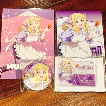 Aqours 오하라 마리 캔뱃지 아크릴 배지 브로마이드 엽서