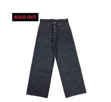 9/S PROJECT BUTTON FLY DENIM - INDIGO