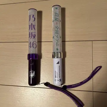 노기자카46 응원봉 세트 보라색 화이트